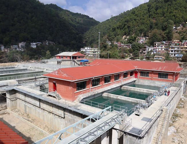 Works on Melamchi Water Supply Project in progress