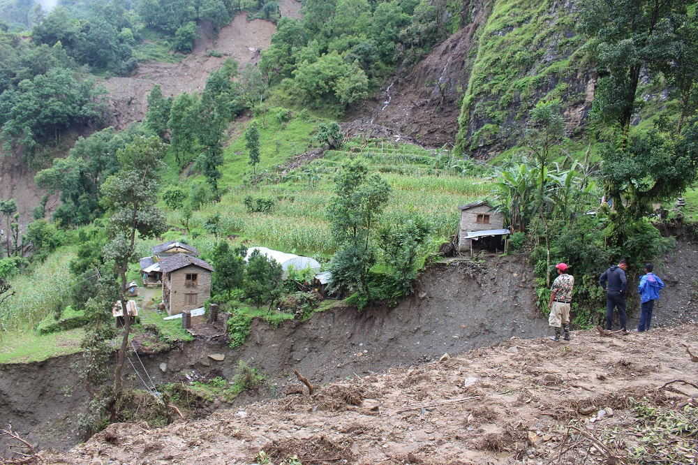 Landslide and flood incur damage worth over Rs 260 million in Myagdi