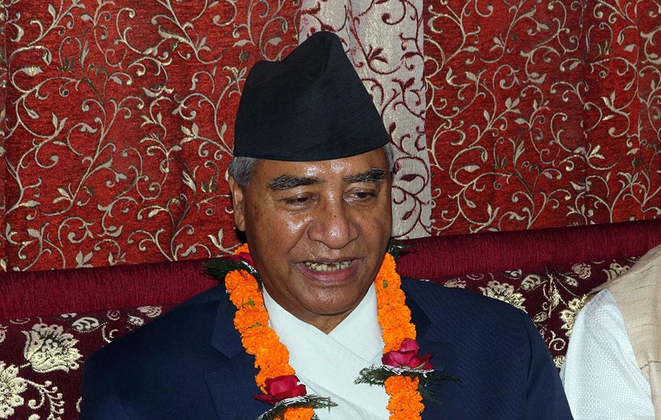 NC President Deuba demands government protect media from COVID risk