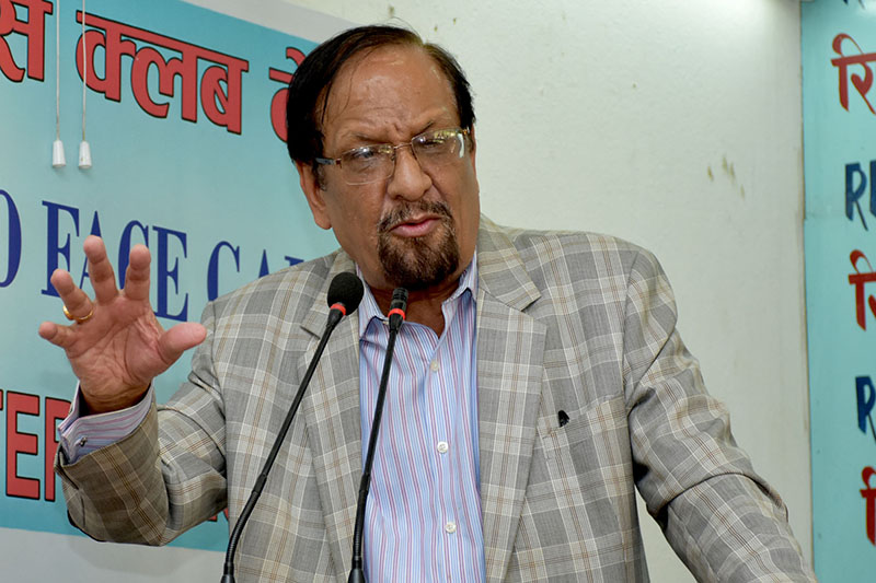 Ram Sharan Mahat accuses government of bias