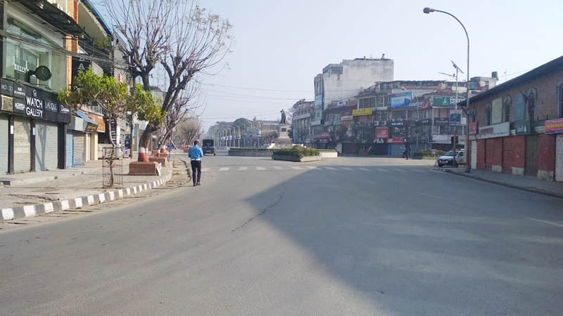 COVID-19: Kathmandu Valley wears a disserted look with lockdown enforcement