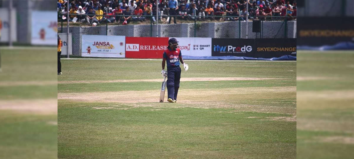 Tri-T20 Series Final: Nepal sets a target of 169 runs for the title