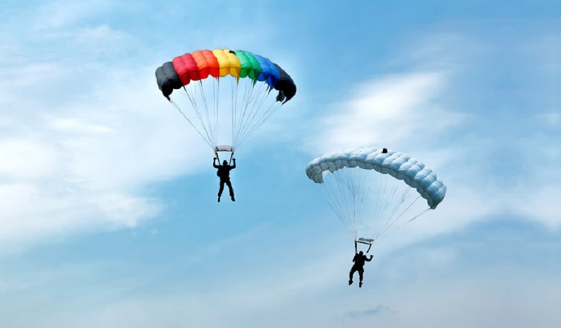 Successful test of paragliding in Rampur Valley