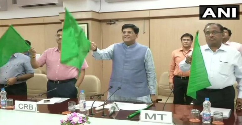 Piyush Goyal flags off Naini-Doon Janshatabdi