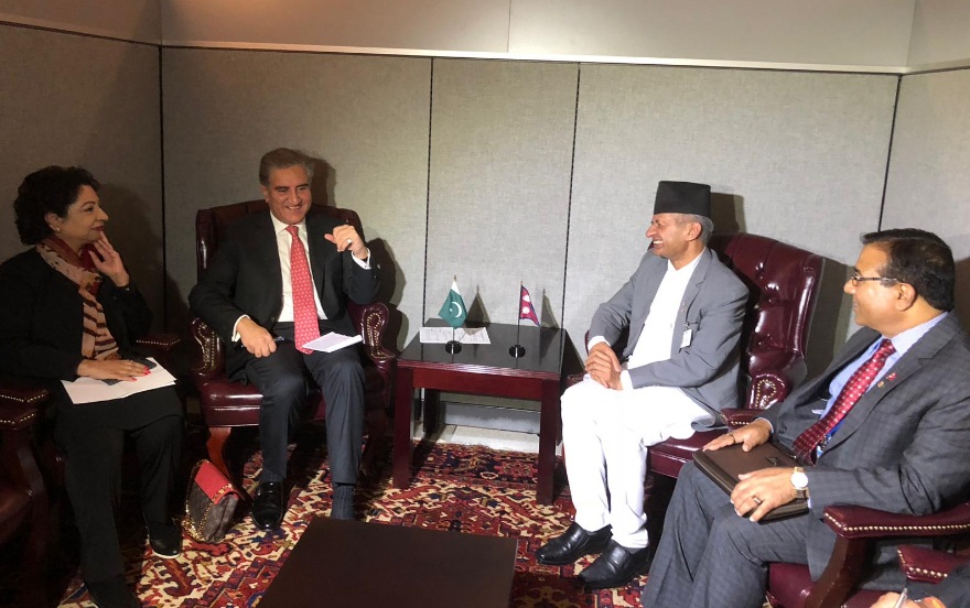 Foreign Affairs Minister Gyawali meets Pakistani counterpart