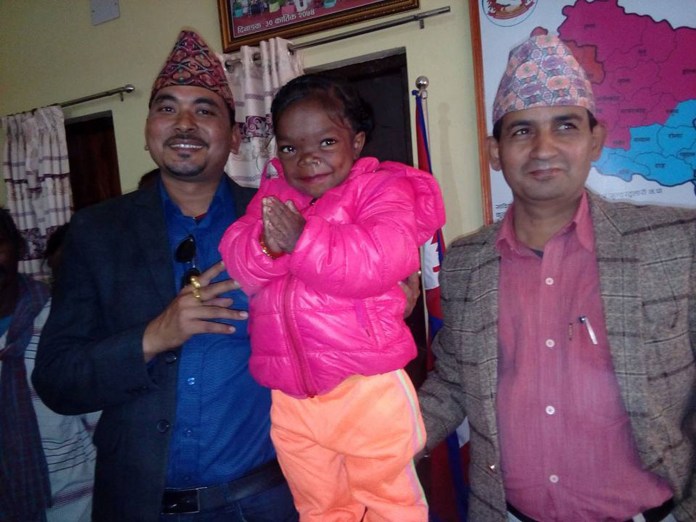 Prakash Sardar claimed shortest person in Nepal