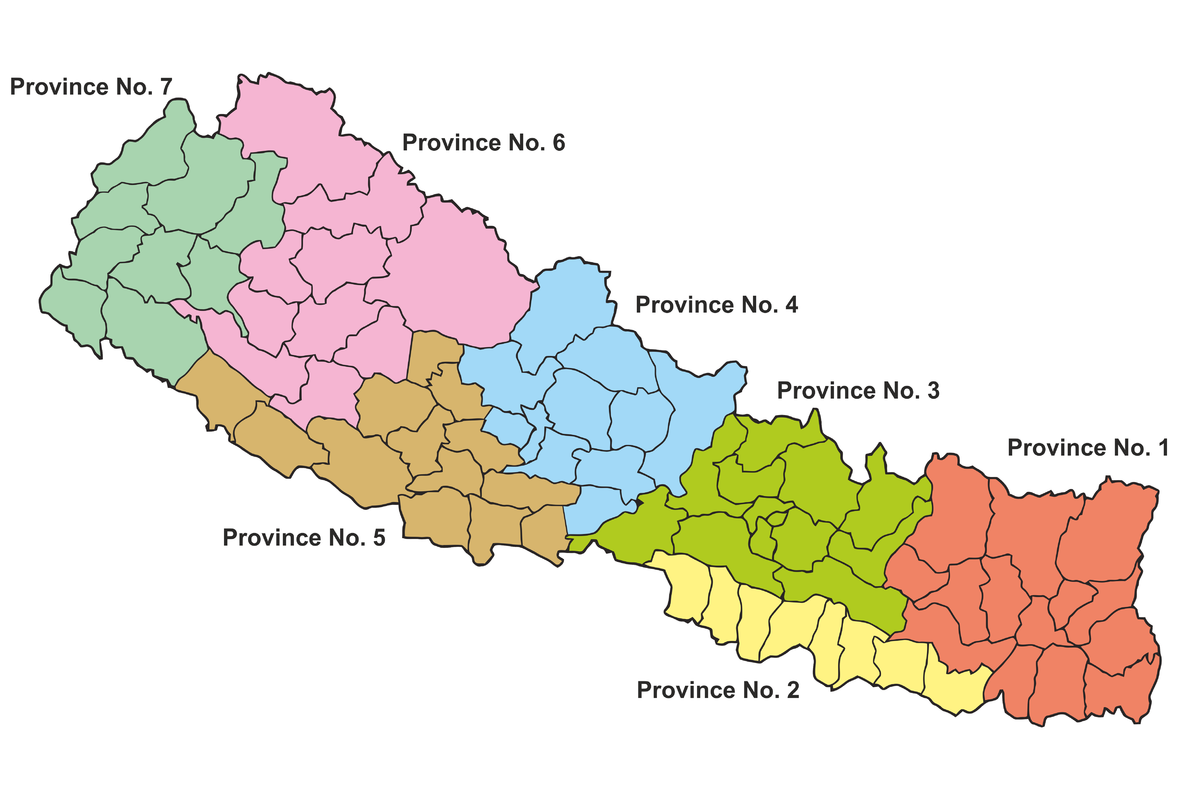 Places proposed for temporary capitals of all seven provinces