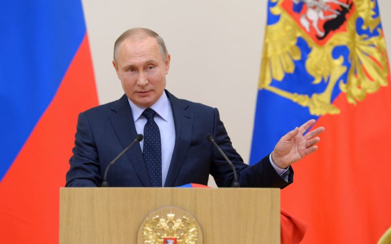 Putin says environment priority for expected new term