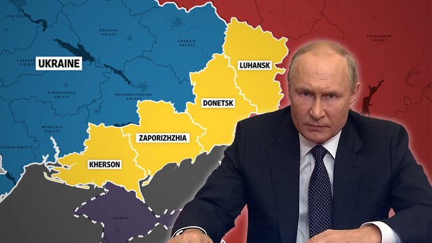 पुटिनले चार युक्रेनी क्षेत्रहरू रुसमा गाभ्ने सम्झौतामा हस्ताक्षर गर्ने
