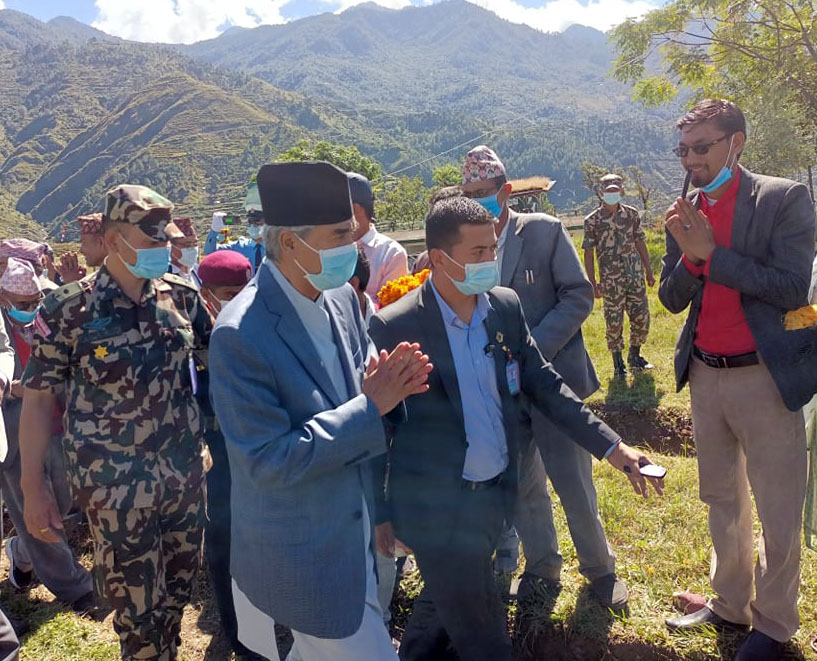 PM takes stock of  losses caused by flood, landslide in Baitadi