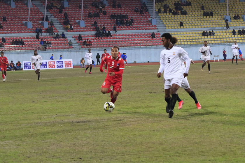 Nepal leading Mauritius 1-0 in second friendly