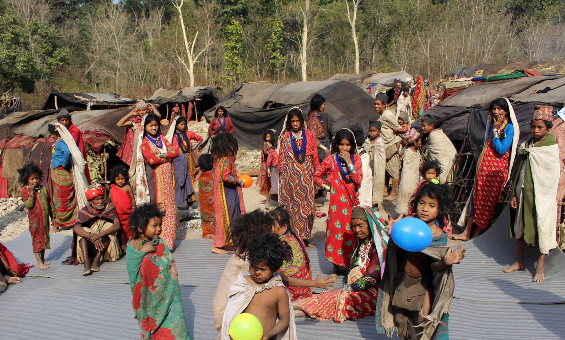 Warm clothes, nutritious foods distributed to Rautes