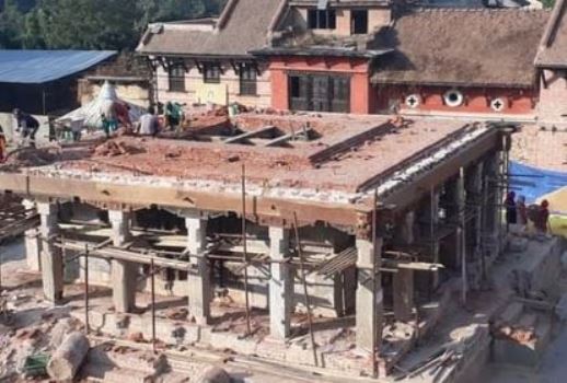 Reconstruction of Rato Machchhindranath Temple in limbo