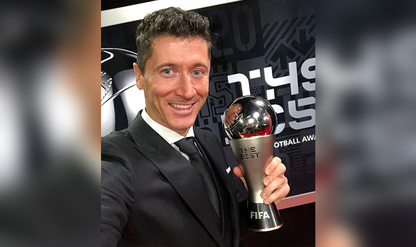 Lewandowski wins Best Fifa Men's Player of the Year award