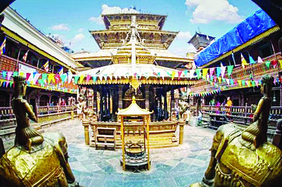   जनताले सुन दिएर बनाएको मन्दिरमा पाटनबासीको विवाद