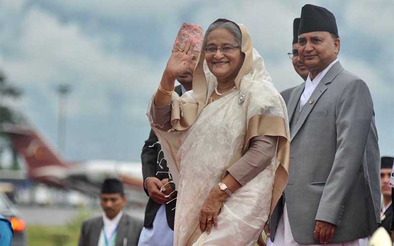 Bangladeshi Prime Minister arrives