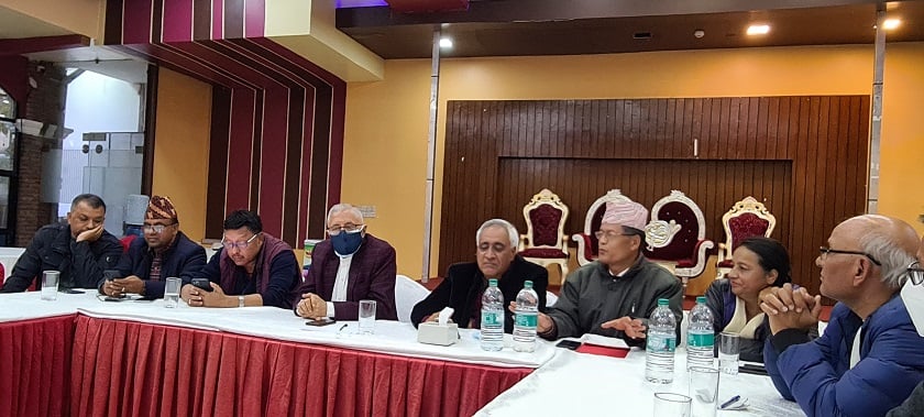 Youth leaders give ultimatum of Dec 9 to Poudel, Koiralas, Singh to select candidate for party Prez through consensus