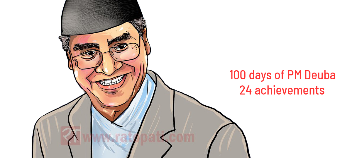 100 days of PM Deuba: 24 achievements unveiled