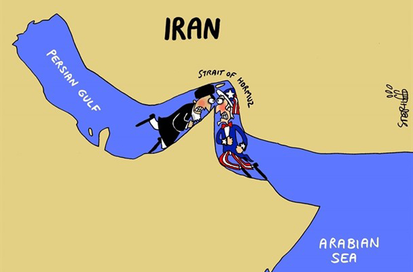 इरानको अस्त्र ‘स्ट्रेट अफ हरमुज’ र शक्ति राष्ट्रको तानातानी