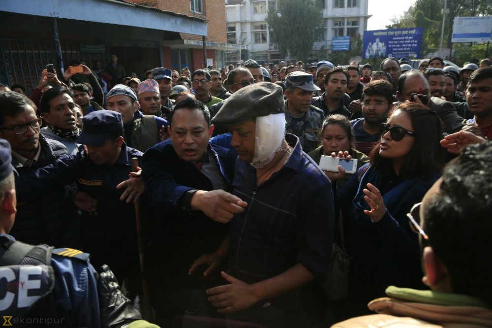 NC candidate Thapa hurt in explosion