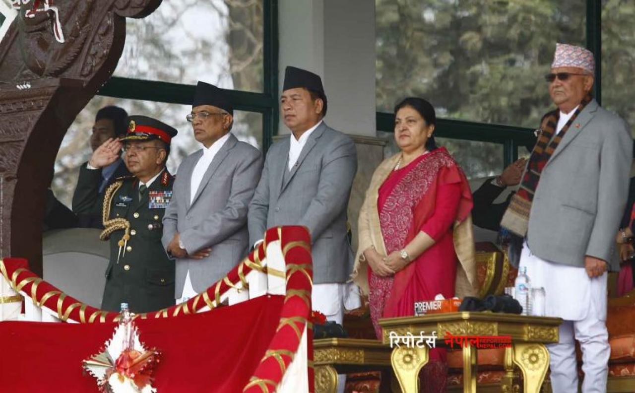 President Bhandari attends National Democracy Day celebration
