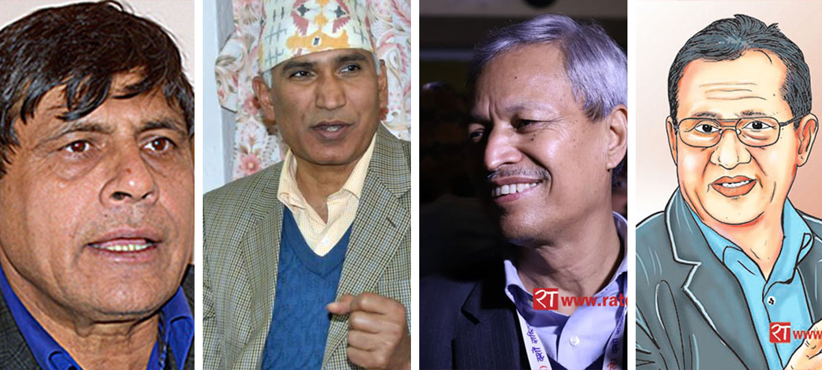 Bhim Rawal files his candidacy for party’s Chair, Gwayali, Poudel, Bhusal for Vice-Chair