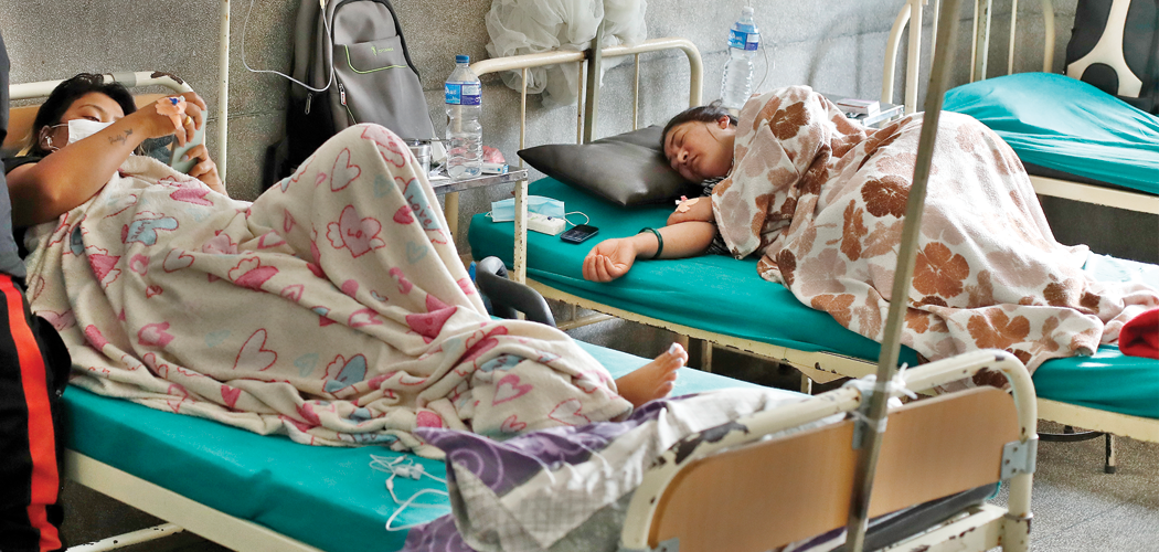 डेङ्गुका बिरामीले भरिँदै काठमाडौं उपत्यकाका अस्पताल