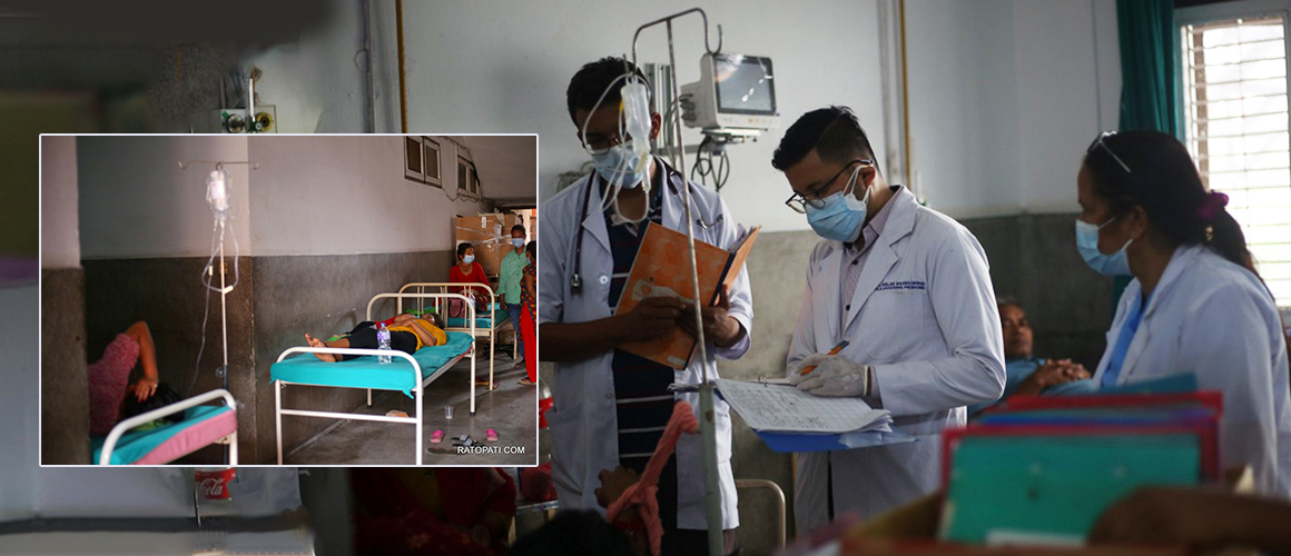 IN PICS: Teku Hospital overwhelmed with Dengue patients