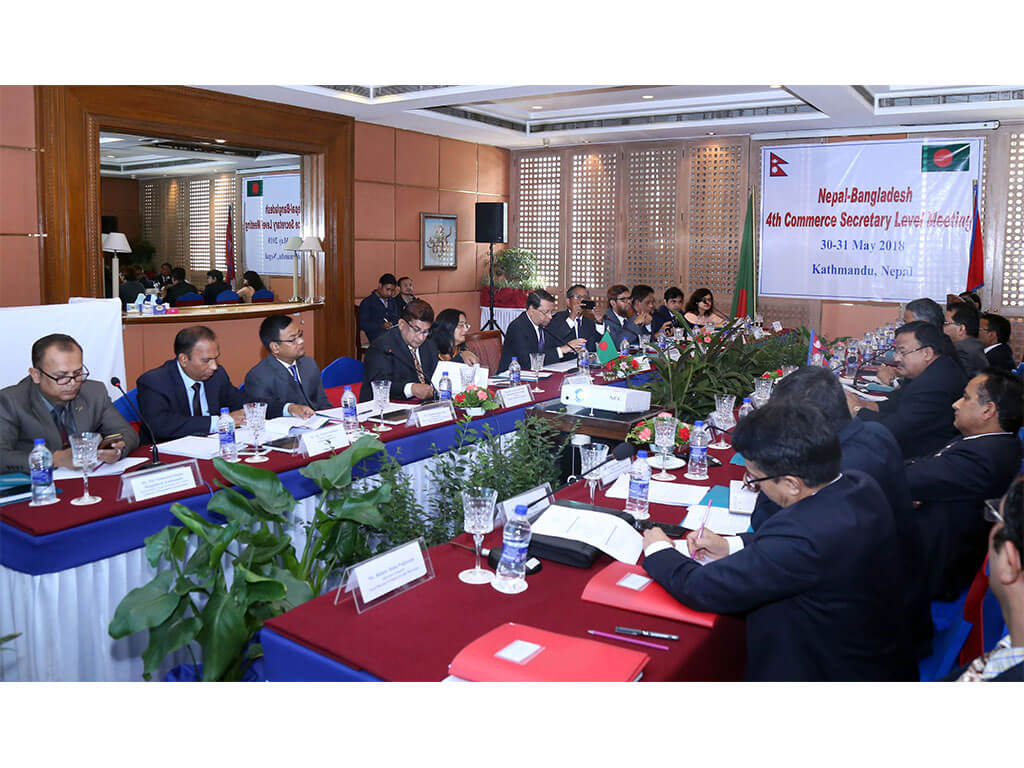 Commerce Secretaries of Nepal and Bangladesh in parleys to narrow down trade imbalance