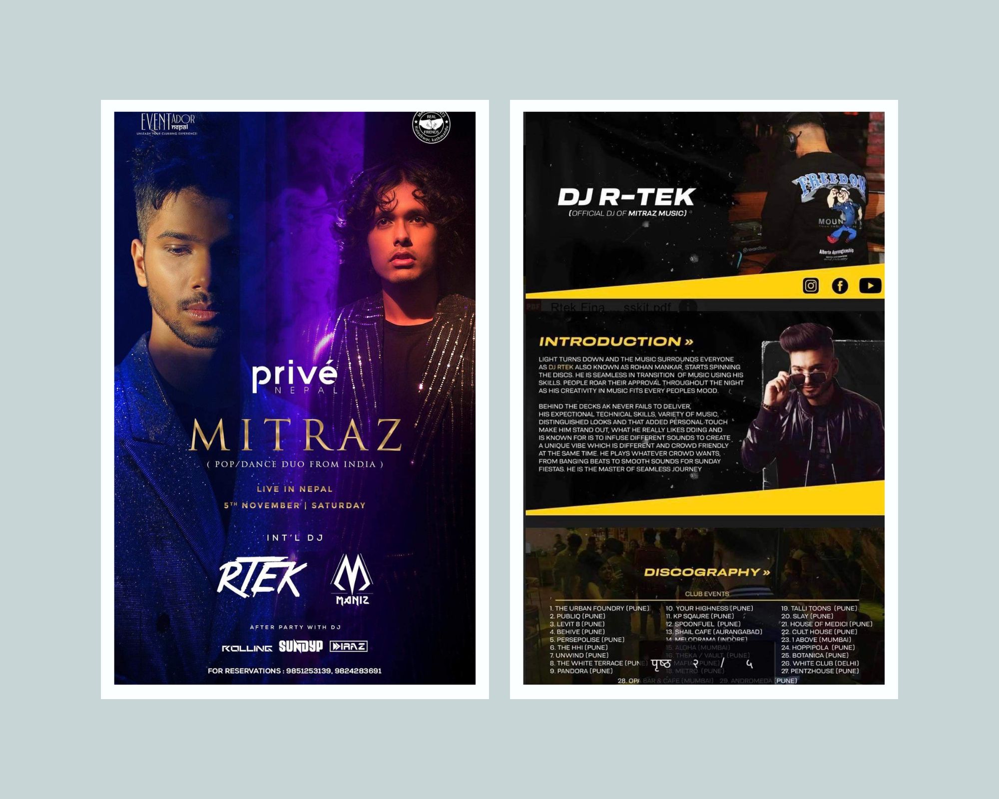 Feel the music, let the good time roll with Mitraz at Prive Nepal on Nov 5