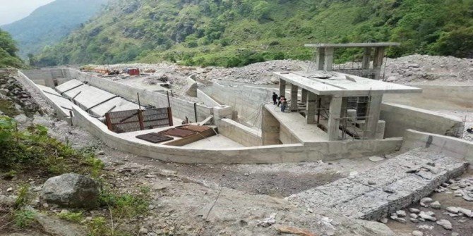 Construction of Upper Dordi 'A' hydel project halted