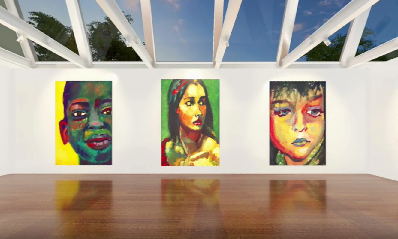 Virtual art exhibition of artists from 14 nations kicks off