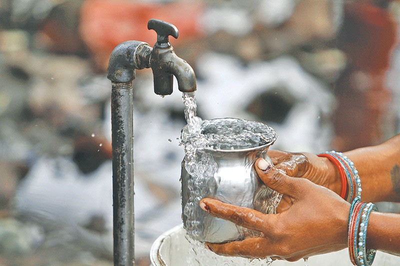Water tap at every house in Khanigaun