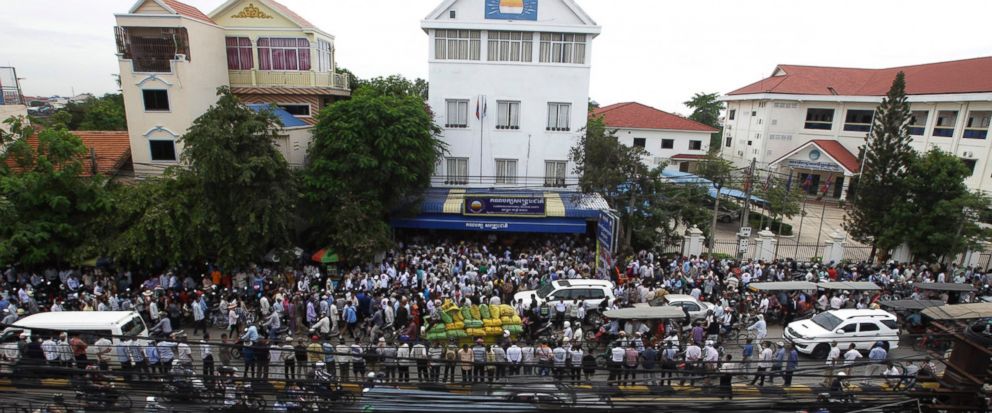 Cambodian court order seizure of former opposition HQ