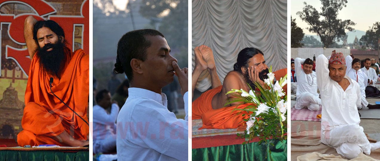 IN PICS: Yoga Camp of Baba Ramdev at Pashupatinath premises