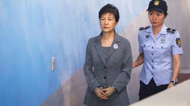 S. Korea's ex-president Park given eight more years in prison