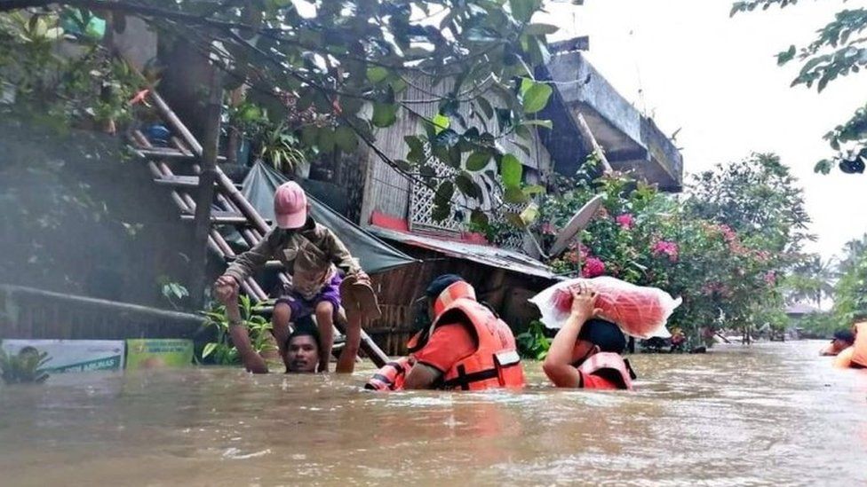 Tropical Storm Megi: Rescuers race to find survivors as death toll rises