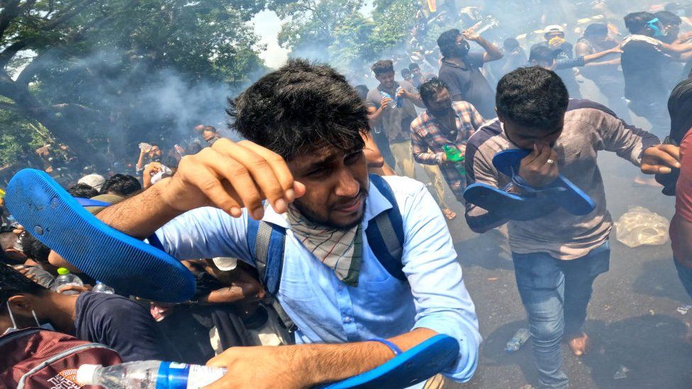 Sri Lanka protests: One dead and 84 injured, say hospital officials