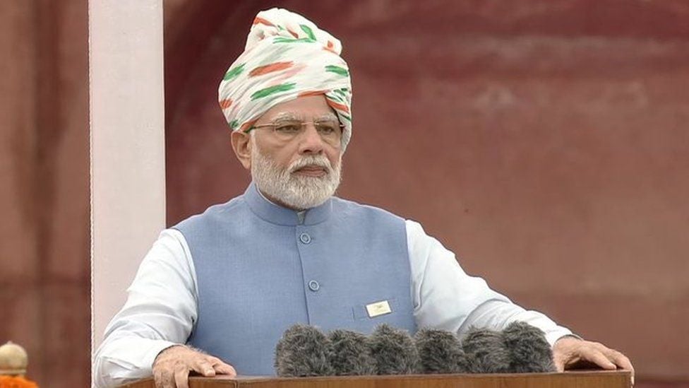 Independence day speech: PM Narendra Modi calls on Indians to fight misogyny