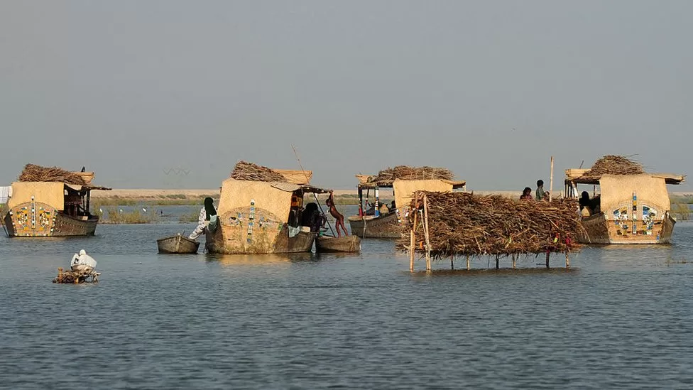 Pakistan floods: Officials struggle to stop Manchar Lake overflowing