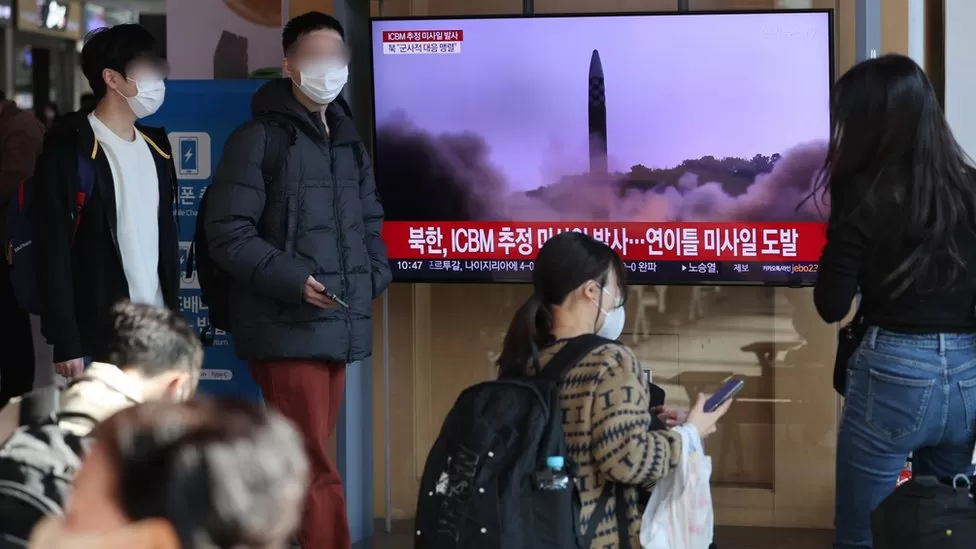 North Korea fires suspected ICBM into sea