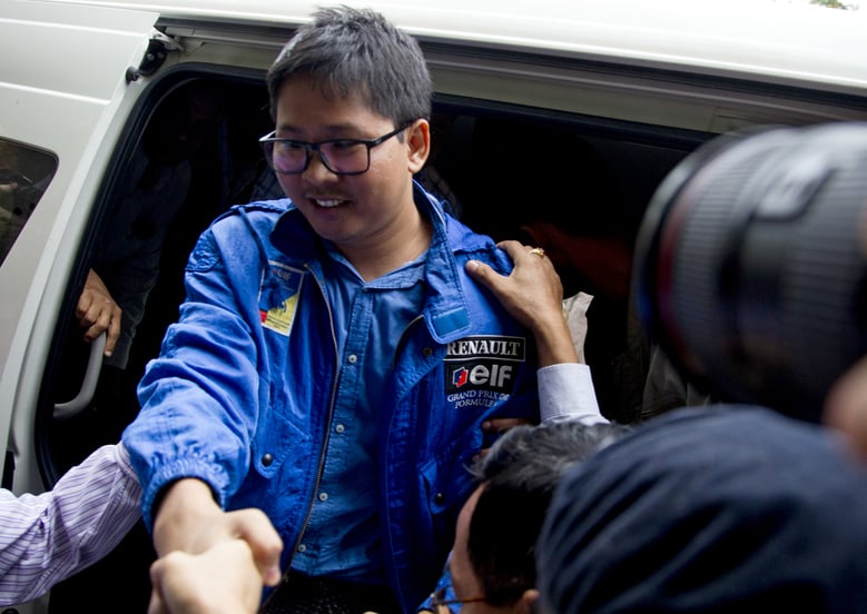 Myanmar court extends detention for 2 Reuters reporters