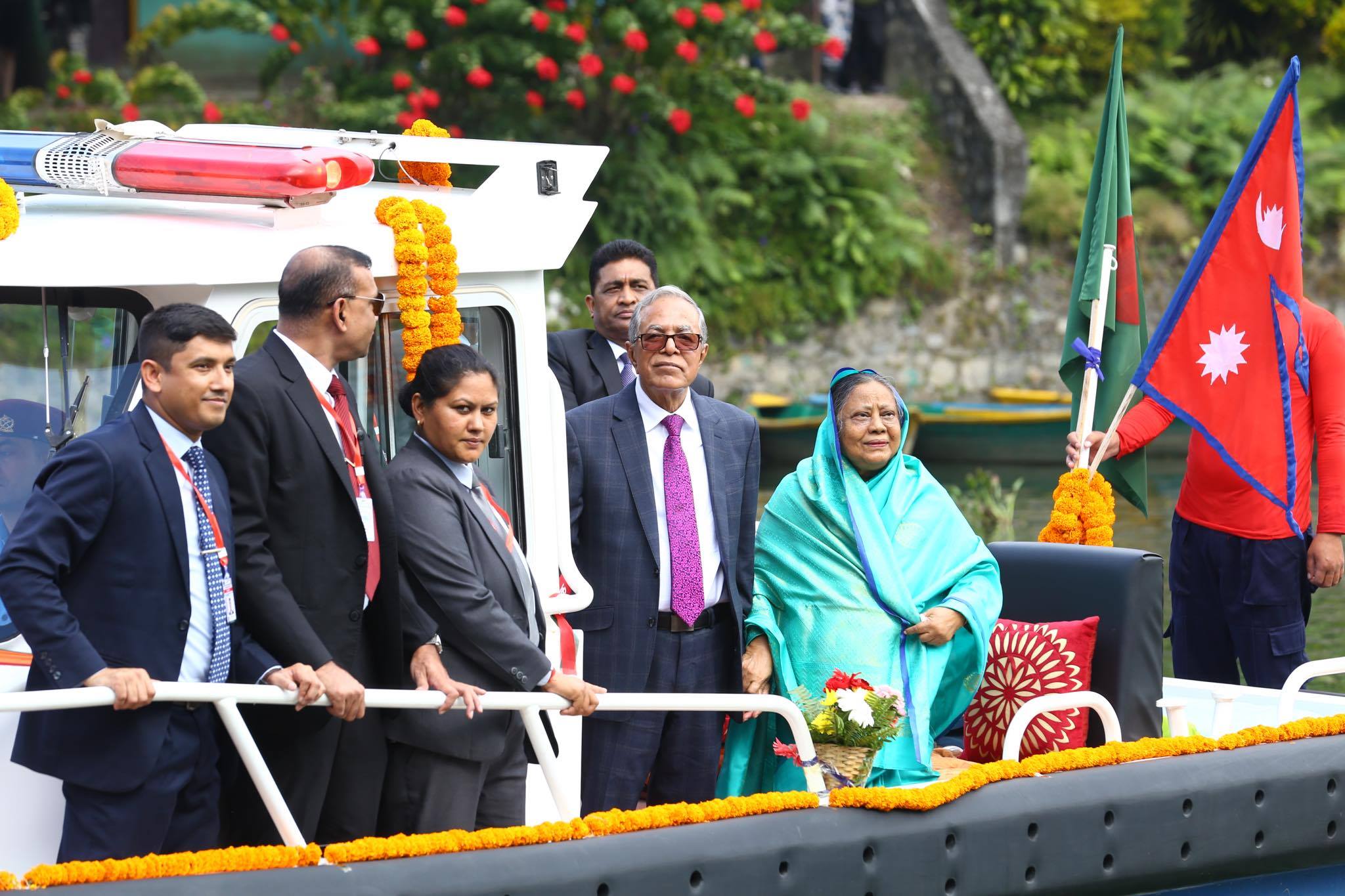 Bangladeshi President in Pokhara