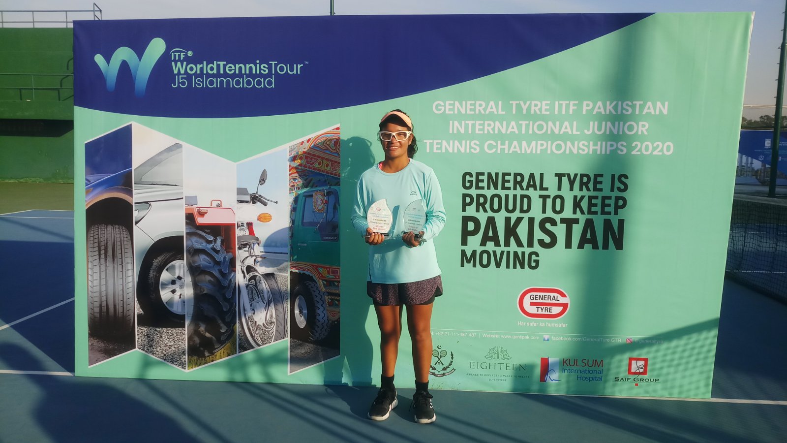 नेपाली टेनिस खेलाडी अभिलाषालाई पाकिस्तानमा स्वर्ण