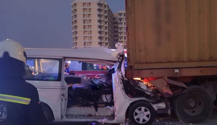 दुबईमा माइक्रो बस दुर्घटना हुँदा ६ नेपालीको मृत्यु