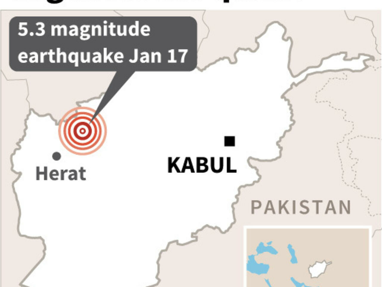 At least 12 killed in Afghan earthquake, says official