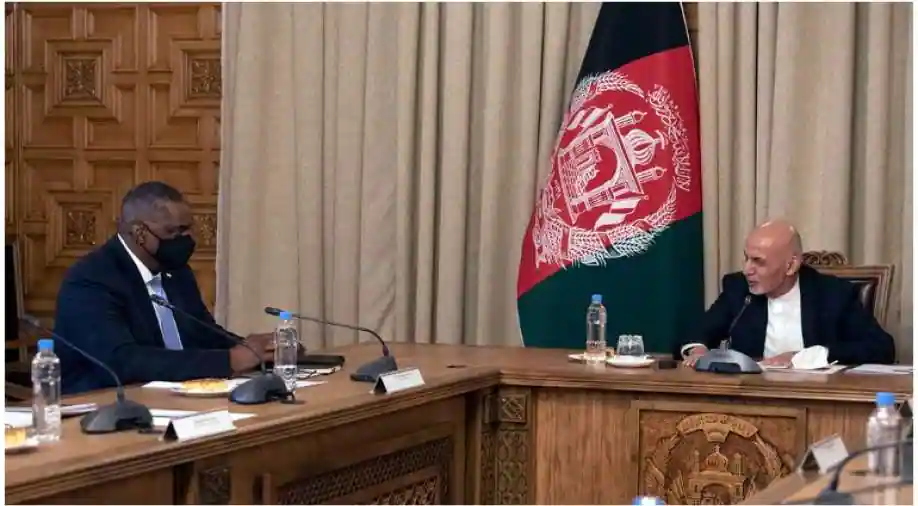 Afghanistan's president, U.S. secretary of defense meet in Kabul