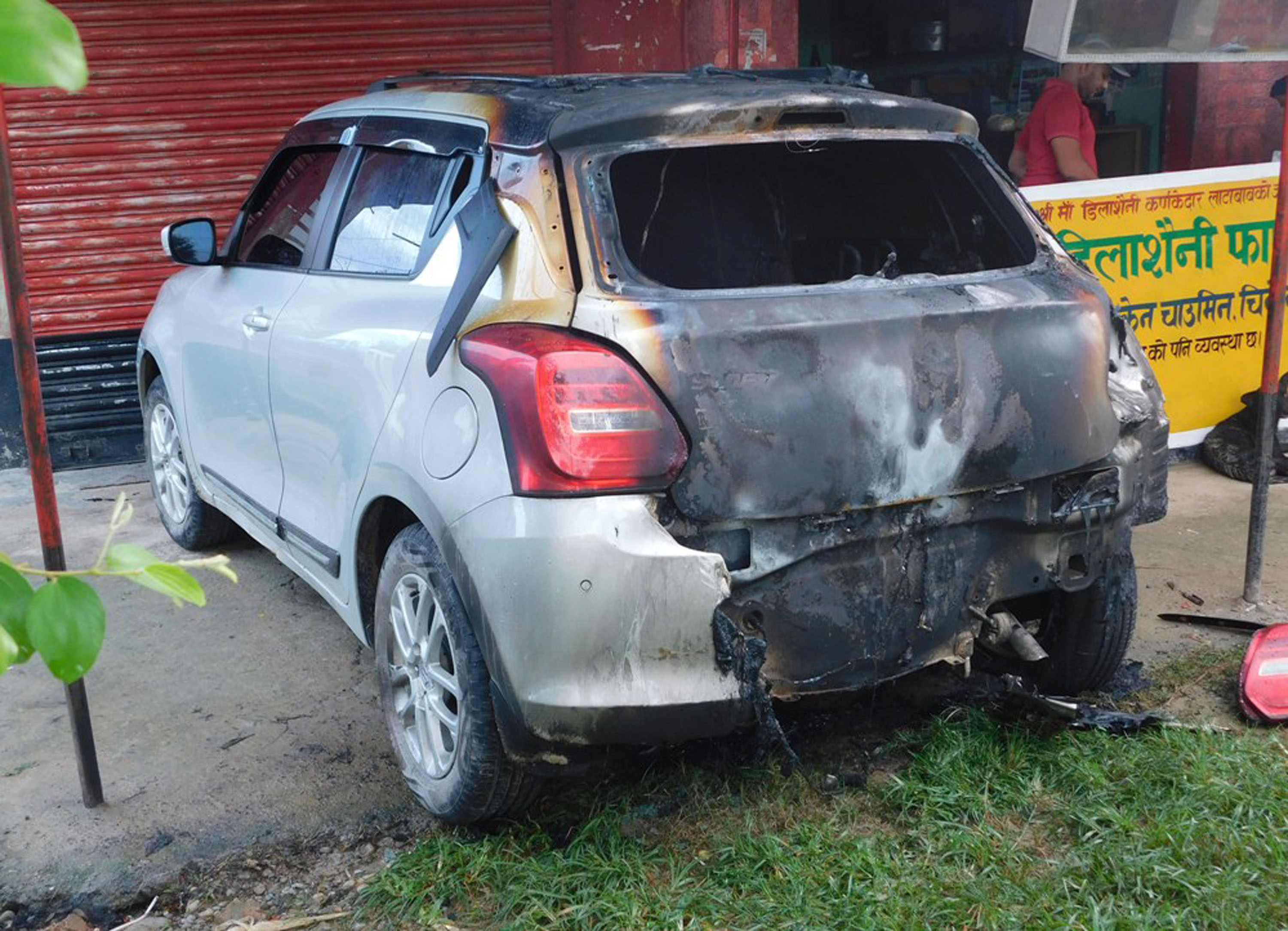 Municipality spokesperson's vehicle torched