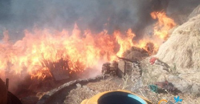 जुम्लाको गोठी गाउँमा भीषण आगलागी, २८ घर जलेर नष्ट