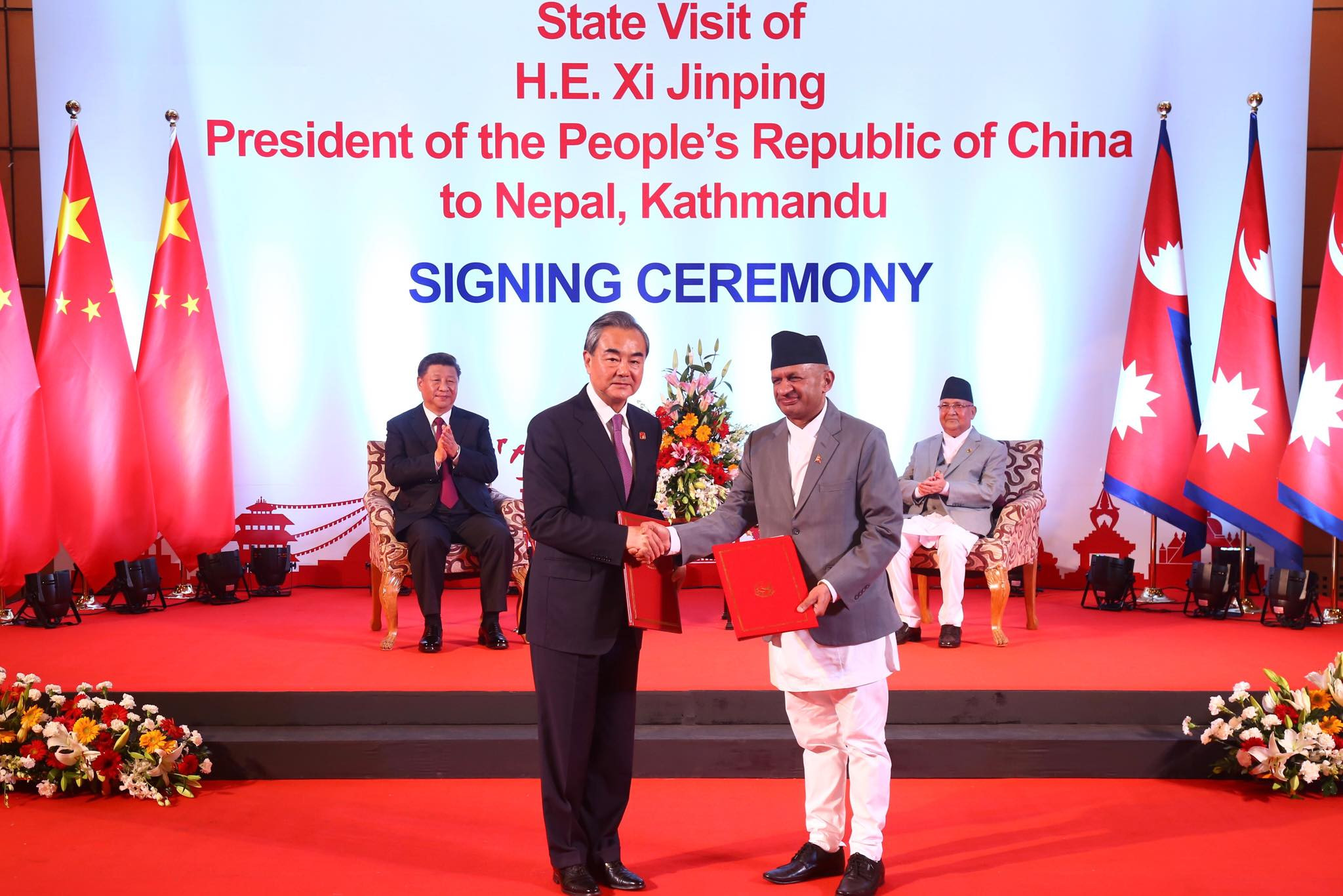 List of Instruments Singed and Exchanged between Nepal and China